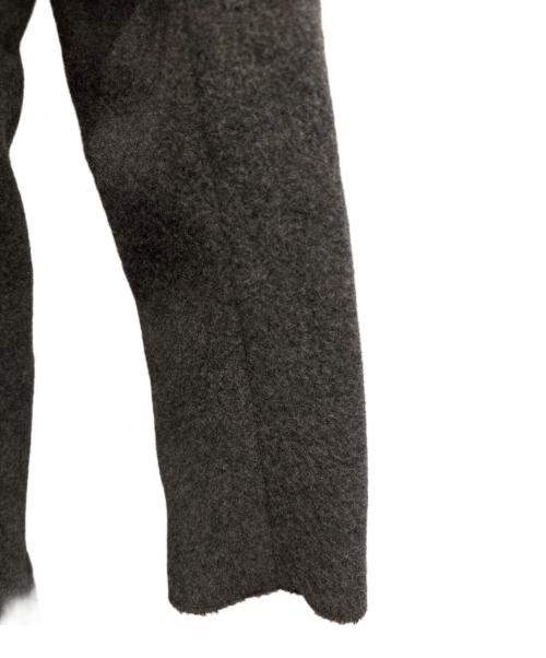 UNDSECOVER（アンダーカバー）UNDSECOVER (アンダーカバー) カットオフウールダブルチェスターコート ブラウン サイズ:1の古着・服飾アイテム