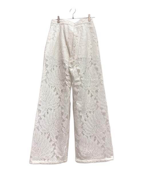cygne（シーニュ）cygne (シーニュ) レースパンツ ホワイト 未使用品の古着・服飾アイテム