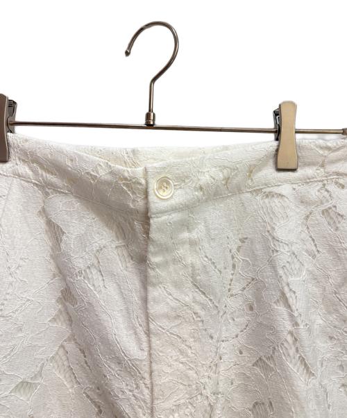 cygne（シーニュ）cygne (シーニュ) レースパンツ ホワイト 未使用品の古着・服飾アイテム