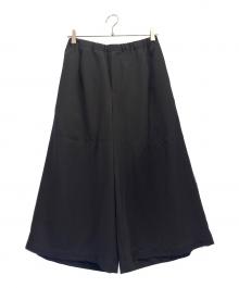 LAD MUSICIAN（ラッドミュージシャン）の古着「DRY CLOTH CROPPED HAKAMA PANTS」｜ブラック