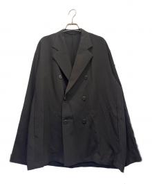 LAD MUSICIAN（ラッドミュージシャン）の古着「DRY CLOTH DOUBLE BREASTED JACKET」｜ブラック
