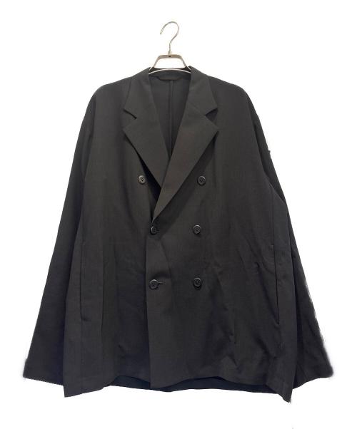 LAD MUSICIAN（ラッドミュージシャン）LAD MUSICIAN (ラッドミュージシャン) DRY CLOTH DOUBLE BREASTED JACKET ブラック サイズ:44の古着・服飾アイテム