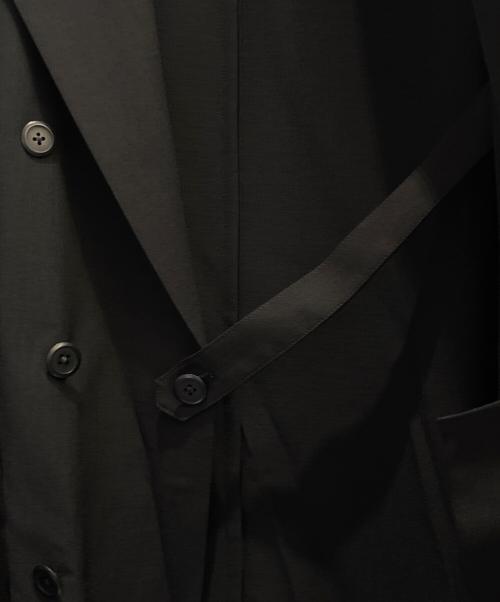 LAD MUSICIAN（ラッドミュージシャン）LAD MUSICIAN (ラッドミュージシャン) DRY CLOTH DOUBLE BREASTED JACKET ブラック サイズ:44の古着・服飾アイテム