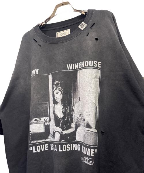 MIHARA YASUHIRO（ミハラヤスヒロ）MIHARA YASUHIRO (ミハラヤスヒロ) U/MUSIC x MMY AMY Print T-shirt ブラック サイズ:48の古着・服飾アイテム