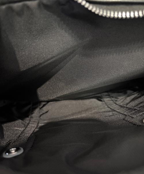COMME des GARCONS（コムデギャルソン）COMME des GARCONS (コムデギャルソン) フェイクレザーハンドバッグ ブラックの古着・服飾アイテム