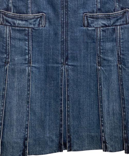 CHANEL（シャネル）CHANEL (シャネル) デニムスカート インディゴ サイズ:34の古着・服飾アイテム