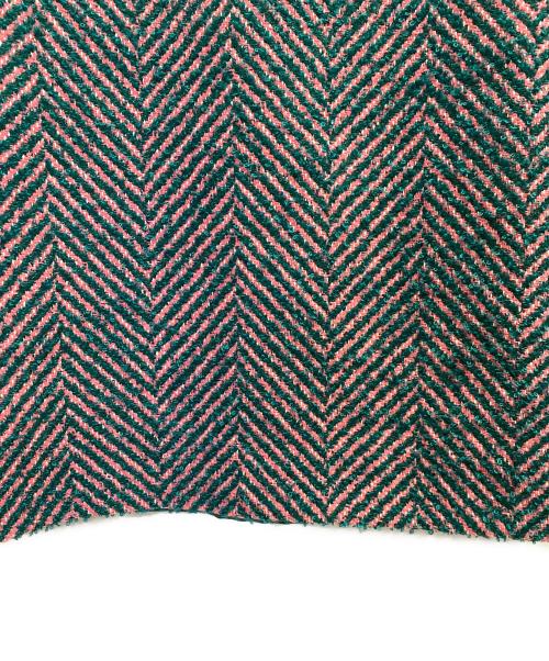PRADA（プラダ）PRADA (プラダ) ノースリーブウールワンピース グリーン サイズ:40の古着・服飾アイテム