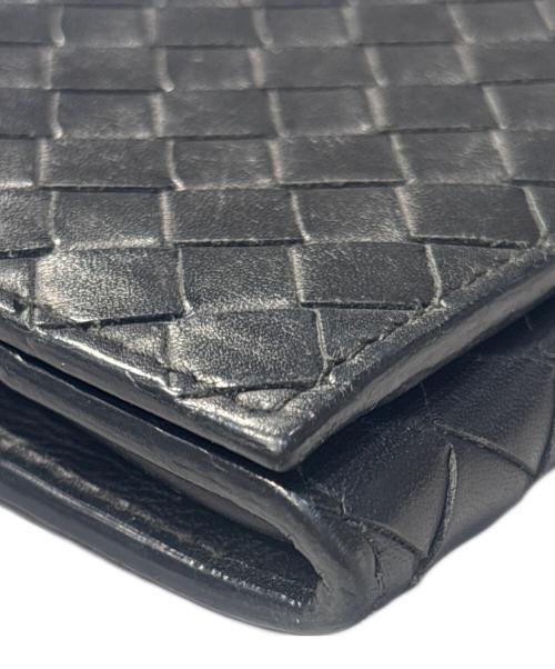 BOTTEGA VENETA（ボッテガベネタ）BOTTEGA VENETA (ボッテガベネタ) イントレチャート/長財布 ブラックの古着・服飾アイテム