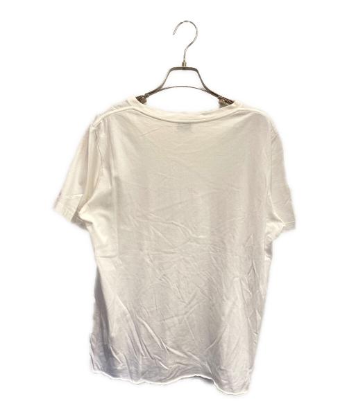 Saint Laurent Paris（サンローランパリ）Saint Laurent Paris (サンローランパリ) シグネチャーロゴカットソー ホワイト サイズ:Mの古着・服飾アイテム