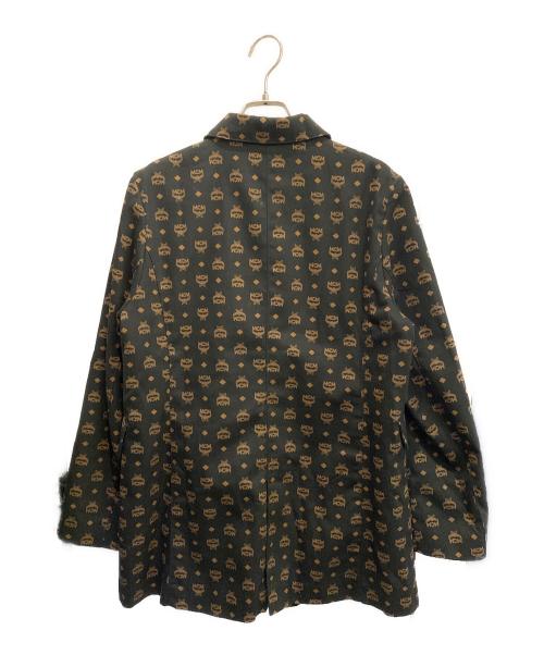 MCM（エムシーエム）MCM (エムシーエム) アナグラム ステンカラーコート ブラック サイズ:Lの古着・服飾アイテム