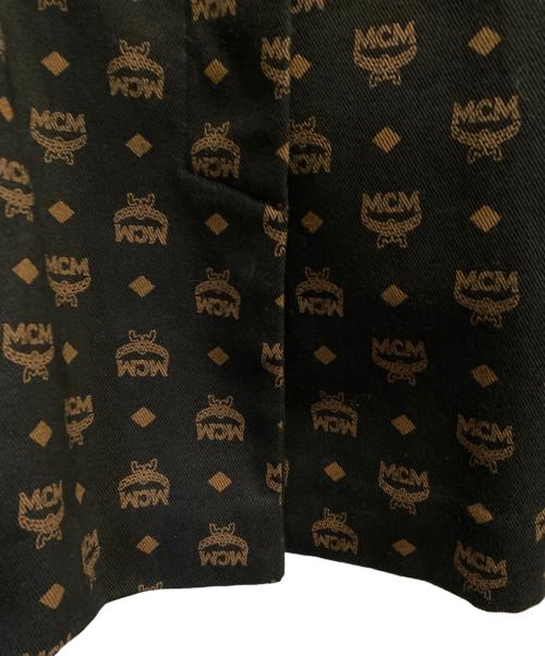 MCM（エムシーエム）MCM (エムシーエム) アナグラム ステンカラーコート ブラック サイズ:Lの古着・服飾アイテム