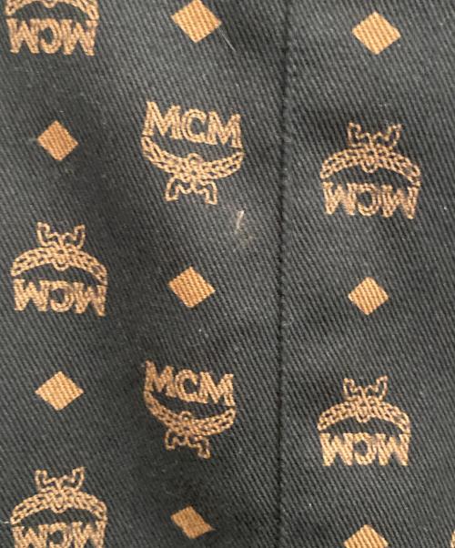 MCM（エムシーエム）MCM (エムシーエム) アナグラム ステンカラーコート ブラック サイズ:Lの古着・服飾アイテム