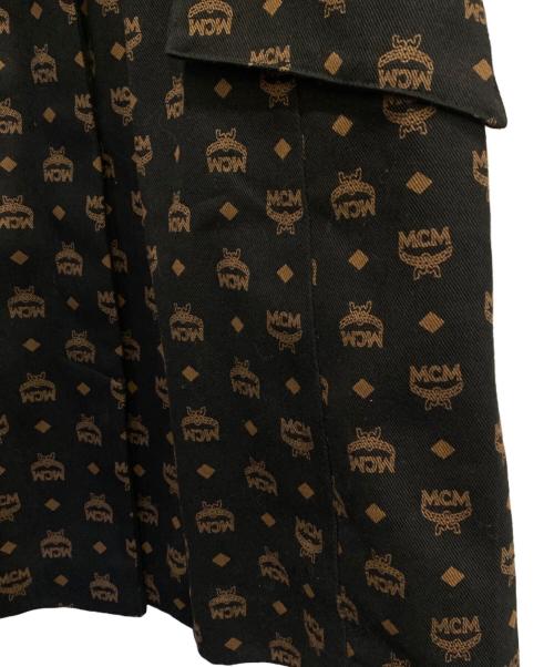 MCM（エムシーエム）MCM (エムシーエム) アナグラム ステンカラーコート ブラック サイズ:Lの古着・服飾アイテム