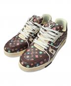 LOUIS VUITTON×Tyler, the Creatorルイ ヴィトン×）の古着「LV Trainer Sneaker」｜ブラウン