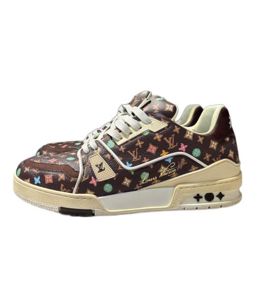 LOUIS VUITTON（ルイ ヴィトン）LOUIS VUITTON (ルイ ヴィトン) Tyler, the Creator LV Trainer Sneaker ブラウン サイズ:7　1/2の古着・服飾アイテム
