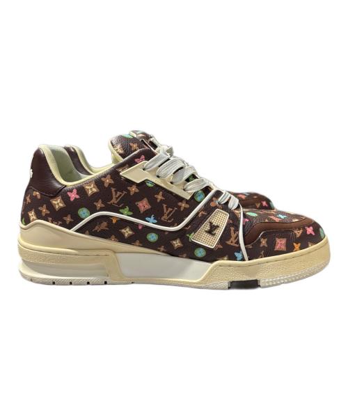 LOUIS VUITTON（ルイ ヴィトン）LOUIS VUITTON (ルイ ヴィトン) Tyler, the Creator LV Trainer Sneaker ブラウン サイズ:7　1/2の古着・服飾アイテム