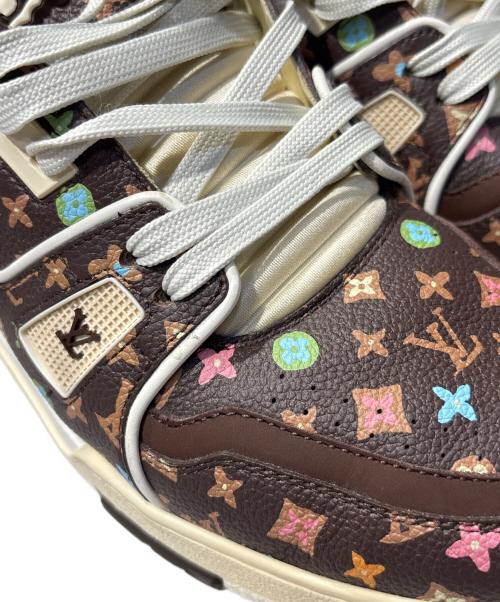 LOUIS VUITTON（ルイ ヴィトン）LOUIS VUITTON (ルイ ヴィトン) Tyler, the Creator LV Trainer Sneaker ブラウン サイズ:7　1/2の古着・服飾アイテム