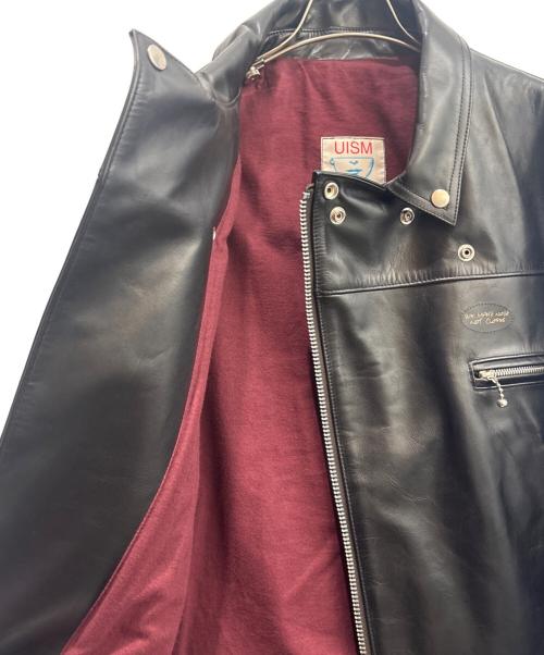 UNDERCOVERISM（アンダーカバーイズム）UNDERCOVERISM (アンダーカバーイズム) レザージャケット ブラック サイズ:3の古着・服飾アイテム