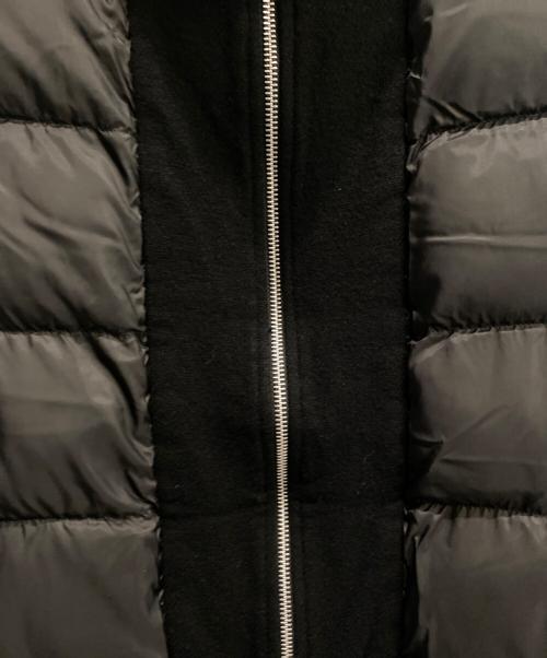 UNDERCOVER（アンダーカバー）UNDERCOVER (アンダーカバー) 縮絨ジップアップナイロン切替ダウンベスト ブラック サイズ:2の古着・服飾アイテム