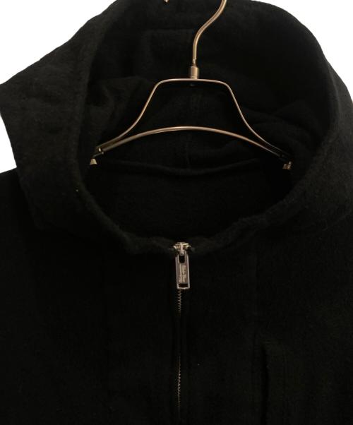 UNDERCOVER（アンダーカバー）UNDERCOVER (アンダーカバー) 縮絨ウールジップアップジャケット ブラック サイズ:2の古着・服飾アイテム