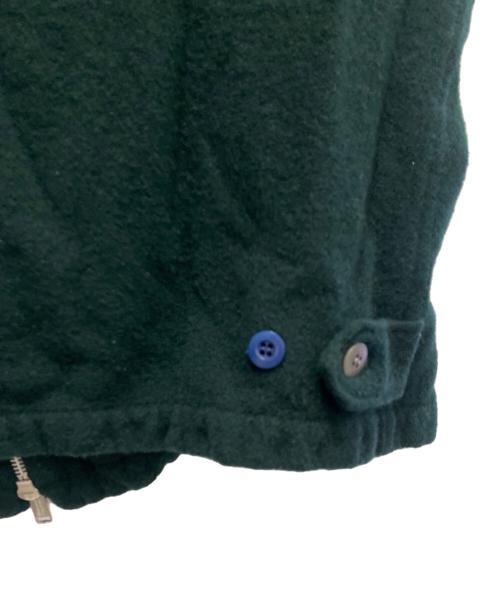 UNDERCOVER（アンダーカバー）UNDERCOVER (アンダーカバー) 縮絨ウールニットベスト グリーン サイズ:2の古着・服飾アイテム