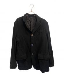 UNDERCOVER（アンダーカバー）の古着「縮絨ウール3Bジャケット」｜ブラック
