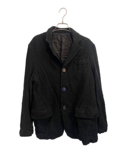 UNDERCOVER（アンダーカバー）UNDERCOVER (アンダーカバー) 縮絨ウール3Bジャケット ブラック サイズ:1の古着・服飾アイテム