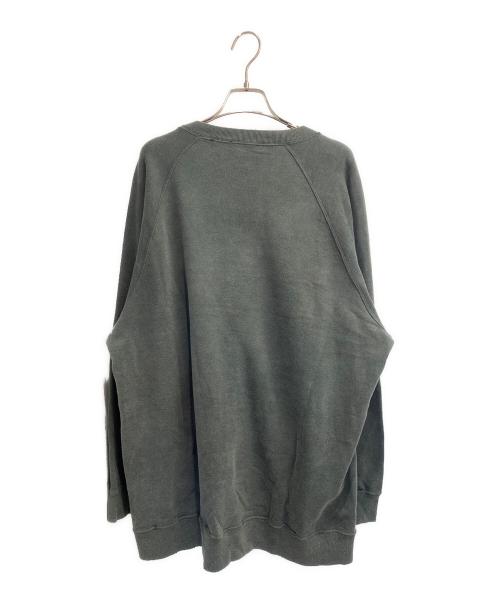 UNDERCOVER（アンダーカバー）UNDERCOVER (アンダーカバー) ダメージ加工スワイドスウェット グリーン サイズ:3の古着・服飾アイテム