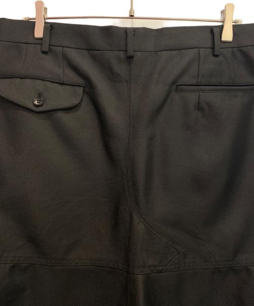 COMME des GARCONS HOMME PLUS（コムデギャルソンオムプリュス）COMME des GARCONS HOMME PLUS (コムデギャルソンオムプリュス) ポリエステルAラインスカート ブラック サイズ:XLの古着・服飾アイテム