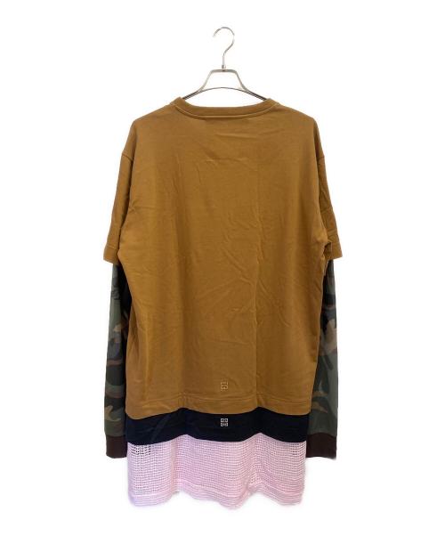 GIVENCHY（ジバンシィ）GIVENCHY (ジバンシィ) カットソーワンピース ブラウン サイズ:XXLの古着・服飾アイテム