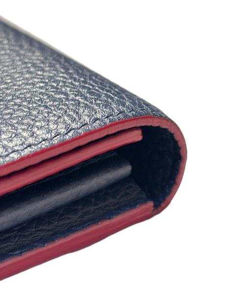 LOUIS VUITTON（ルイ ヴィトン）LOUIS VUITTON (ルイ ヴィトン) Portefeuille Capucines Marine Rouge Taurillon/ポルトフォイユ カプシーヌ マリーヌルージュ トリヨン/M63739 ネイビー サイズ:-の古着・服飾アイテム