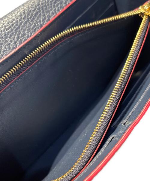 LOUIS VUITTON（ルイ ヴィトン）LOUIS VUITTON (ルイ ヴィトン) Portefeuille Capucines Marine Rouge Taurillon/ポルトフォイユ カプシーヌ マリーヌルージュ トリヨン/M63739 ネイビー サイズ:-の古着・服飾アイテム
