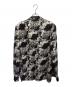 COMME des GARCONS HOMME PLUS (コムデギャルソンオムプリュス) フローラルデザインジャケット ブラック×ホワイト サイズ:XL：65000円