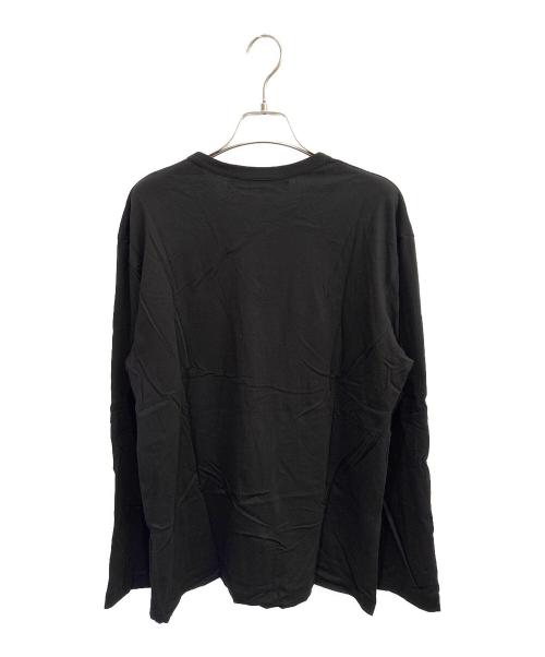 PLAY COMME des GARCONS（プレイコムデギャルソン）PLAY COMME des GARCONS (プレイコムデギャルソン) 刺繍長袖カットソー ブラック サイズ:XLの古着・服飾アイテム
