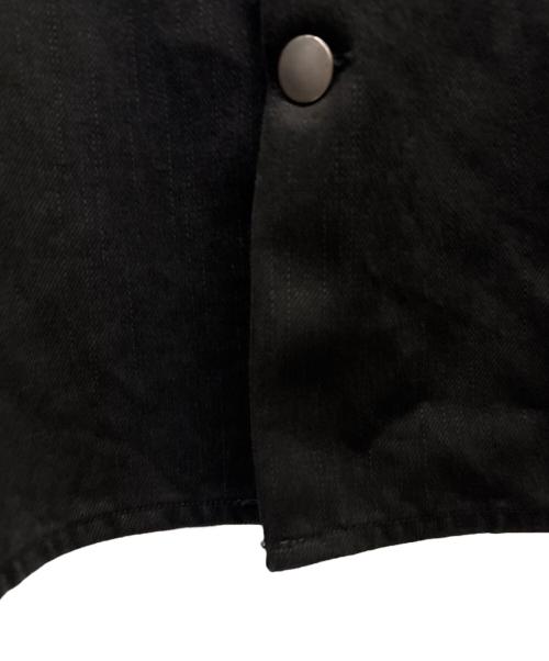 RAF SIMONS（ラフシモンズ）RAF SIMONS (ラフシモンズ) DENIM EASY FIT SHIRT COUPLE BACK/デニム イージー フィット シャツ カップル バック ブラック サイズ:FREEの古着・服飾アイテム