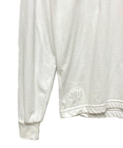 CHROME HEARTS（クロムハーツ）CHROME HEARTS (クロムハーツ) CH ARCH LS T-THIRT(シーエイチアーチロングスリーブTシャツ) ホワイト サイズ:SMALLの古着・服飾アイテム