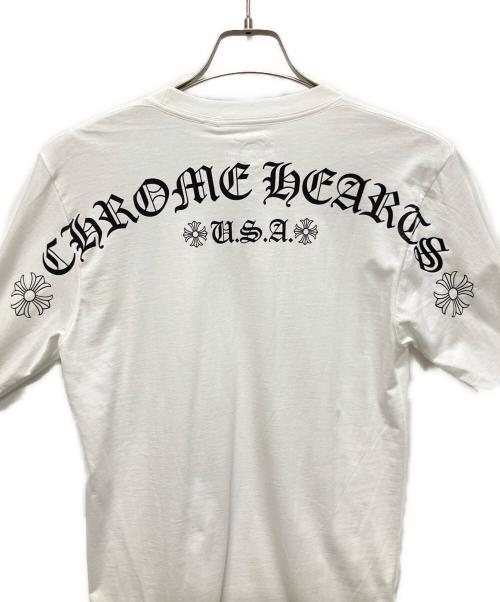 CHROME HEARTS（クロムハーツ）CHROME HEARTS (クロムハーツ) CH ARCH LS T-THIRT(シーエイチアーチロングスリーブTシャツ) ホワイト サイズ:SMALLの古着・服飾アイテム
