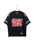 SUPREMEシュプリーム）の古着「Reflective Football Jersey」｜ブラック×レッド