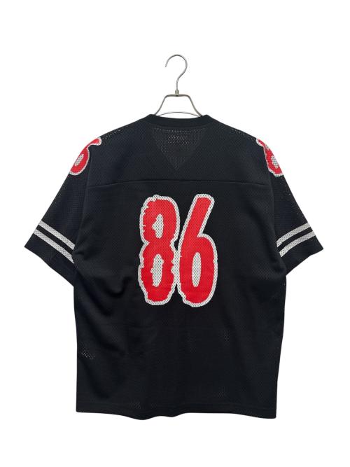 SUPREME（シュプリーム）SUPREME (シュプリーム) Reflective Football Jersey ブラック×レッド サイズ:Sの古着・服飾アイテム