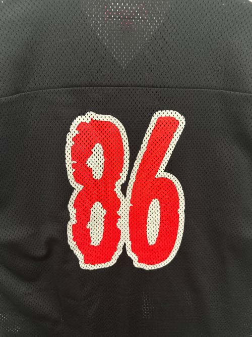SUPREME（シュプリーム）SUPREME (シュプリーム) Reflective Football Jersey ブラック×レッド サイズ:Sの古着・服飾アイテム