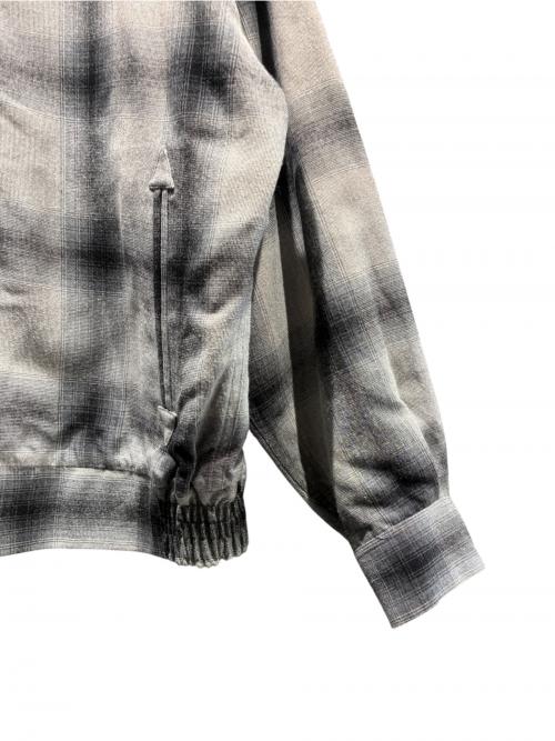 WACKO MARIA（ワコマリア）WACKO MARIA (ワコマリア) OMBRE CHECK 50's JACKET（TYPE-2） グレー サイズ:XLの古着・服飾アイテム