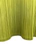 中古・古着 PLEATS PLEASE (プリーツプリーズ) ノースリーブカットソー 黄緑 サイズ:FREE：22000円