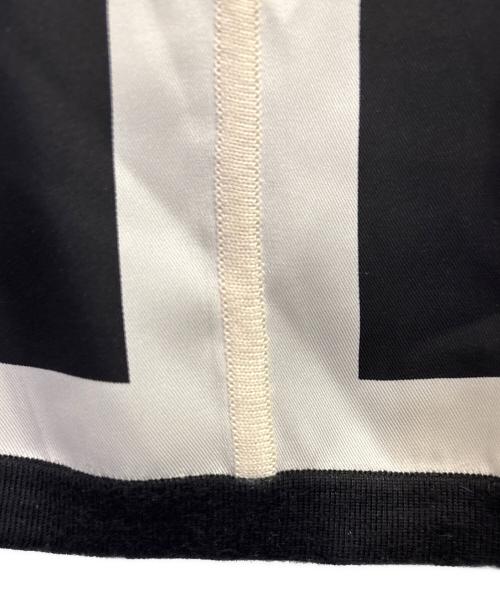 HERMES（エルメス）HERMES (エルメス) Poste et Cavalerie ツイルレーヌ ブラック×ホワイト サイズ:34の古着・服飾アイテム