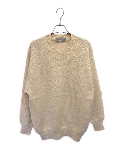 COMME des GARCONS HOMME（コムデギャルソン オム）COMME des GARCONS HOMME (コムデギャルソン オム) モックネックアルパカウールニット アイボリー サイズ:FREEの古着・服飾アイテム