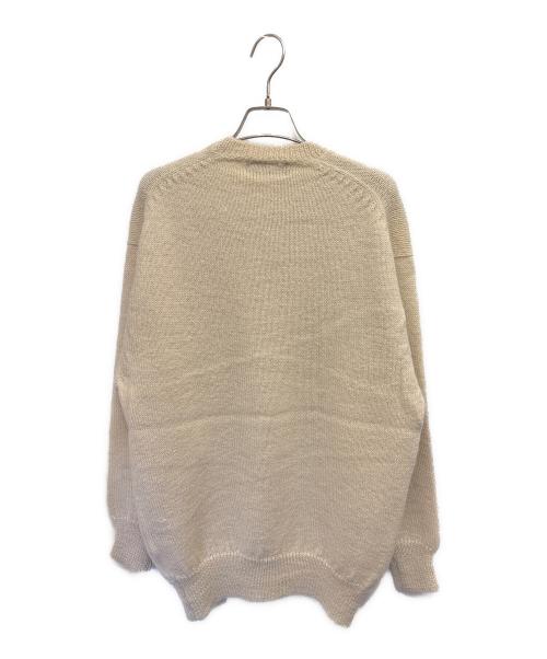 COMME des GARCONS HOMME（コムデギャルソン オム）COMME des GARCONS HOMME (コムデギャルソン オム) モックネックアルパカウールニット アイボリー サイズ:FREEの古着・服飾アイテム