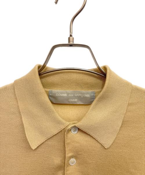 COMME des GARCONS HOMME（コムデギャルソン オム）COMME des GARCONS HOMME (コムデギャルソン オム) ニットポロシャツ ベージュ サイズ:Freeの古着・服飾アイテム