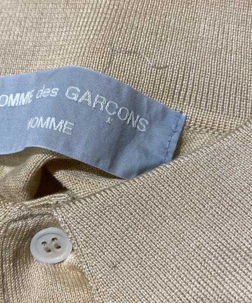 COMME des GARCONS HOMME（コムデギャルソン オム）COMME des GARCONS HOMME (コムデギャルソン オム) ニットポロシャツ ベージュ サイズ:Freeの古着・服飾アイテム