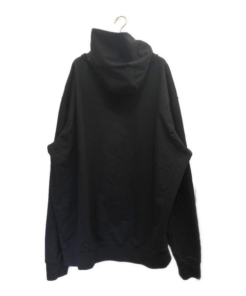 Maison Margiela（メゾンマルジェラ）Maison Margiela (メゾンマルジェラ) 23SS カレンダー刺繍 コットン プルオーバーパーカー ブラック サイズ:Lの古着・服飾アイテム
