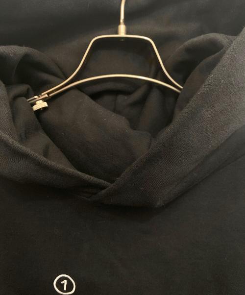 Maison Margiela（メゾンマルジェラ）Maison Margiela (メゾンマルジェラ) 23SS カレンダー刺繍 コットン プルオーバーパーカー ブラック サイズ:Lの古着・服飾アイテム