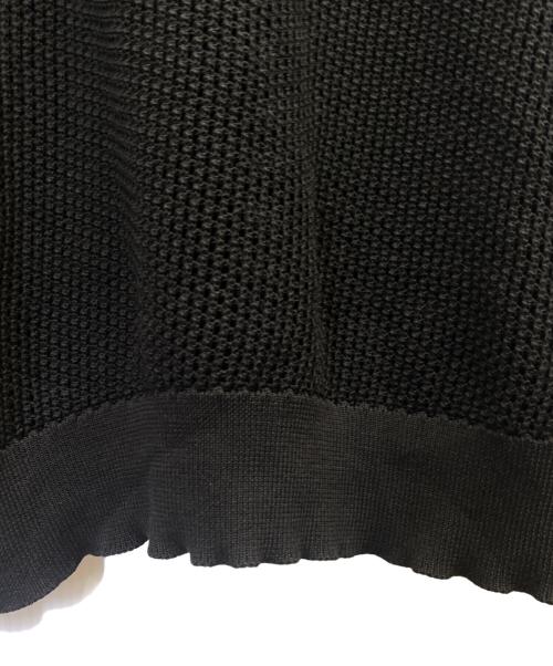 PRADA（プラダ）PRADA (プラダ) オープンニットTシャツ ブラック サイズ:50の古着・服飾アイテム